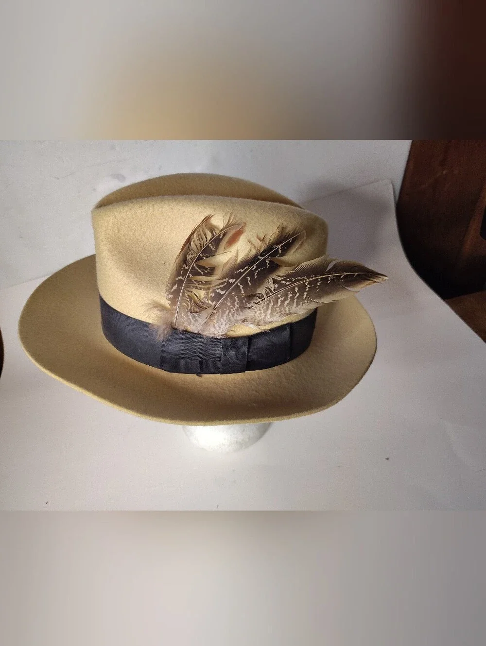 Dick Tracy Disney Fedora Pure Wool Hat
